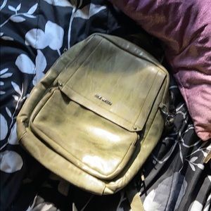 Steve Madden olive green backpack .